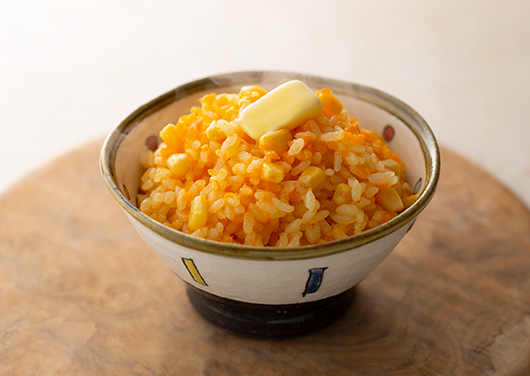 にんじんのだし炊きごはん