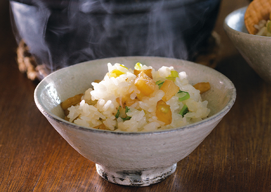焼き大根のだし炊きごはん