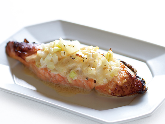 煎り酒×マヨネーズ 鮭の煎りマヨ焼き