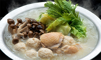 椒房庵の博多水炊き