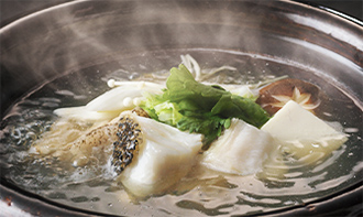 御料理茅乃舎 壱岐のクエ鍋