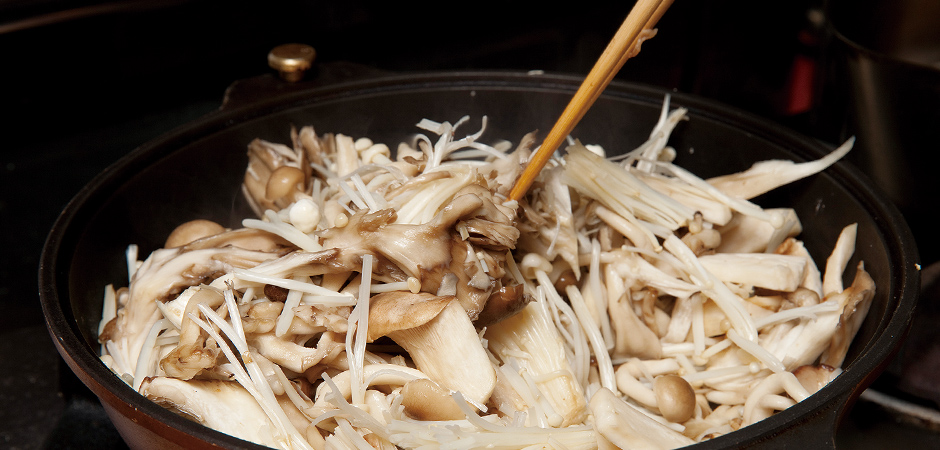 きのこたっぷりおこわ