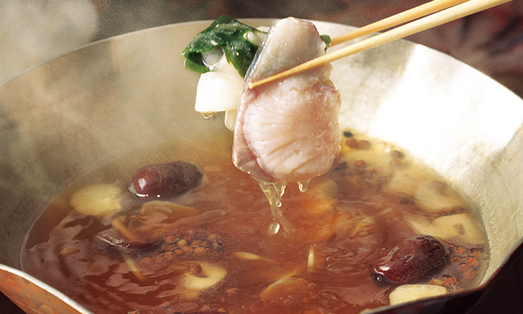 ぶりで堪能「薬膳風ぶりしゃぶ鍋」