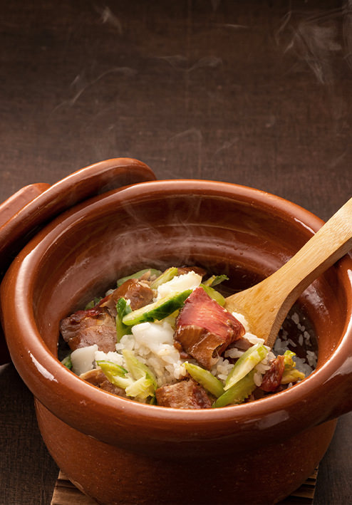 金目鯛と冬野菜の炊き込み御飯