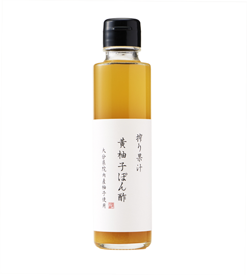 黄柚子ぽん酢のパッケージ
